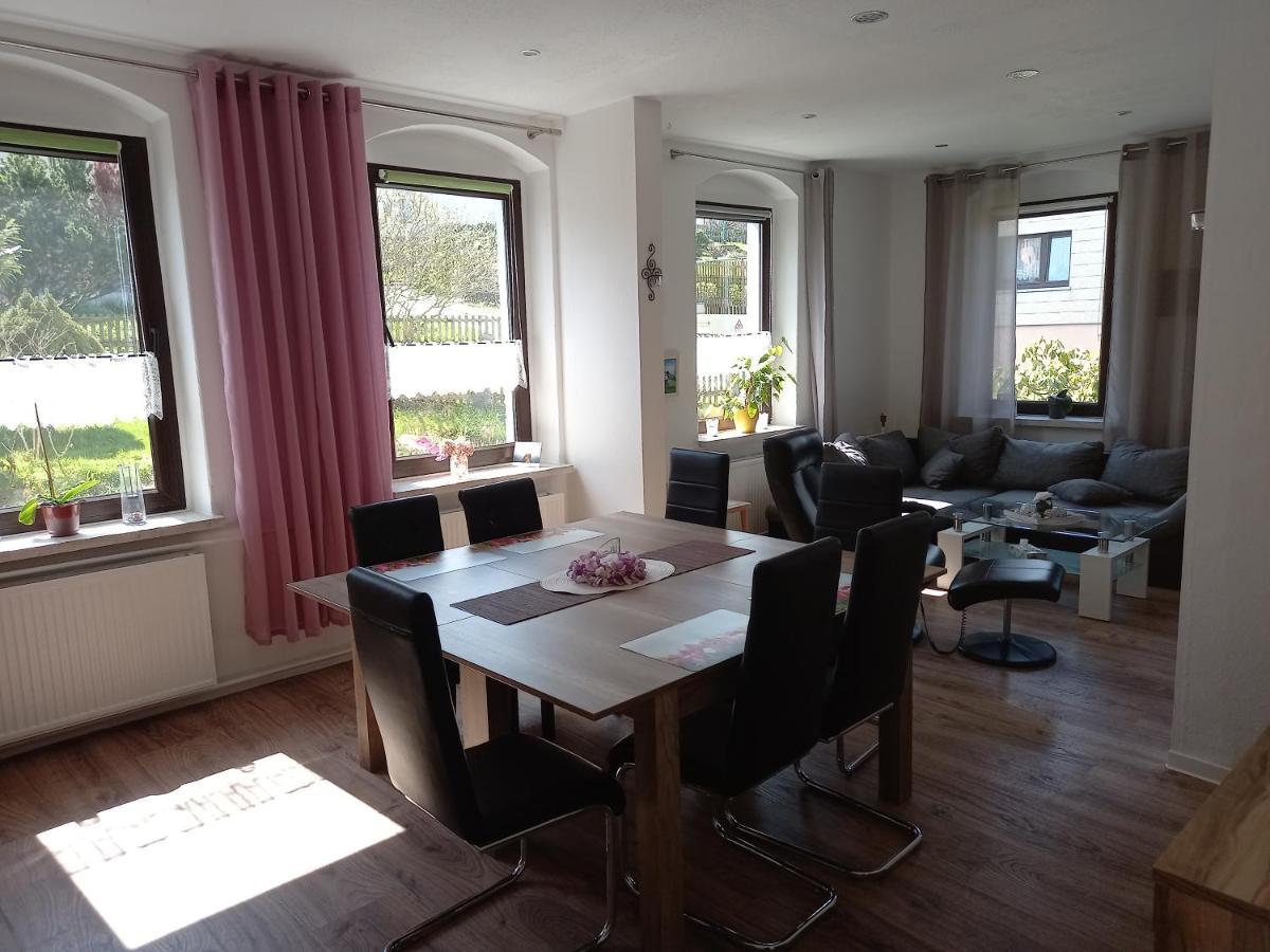 Familienfreundliche Ferienwohnung Erzgebirge Schneeberg  Extérieur photo